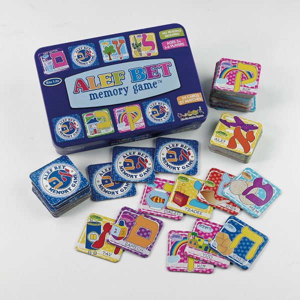 Alef Bet Memory Game in Collectible Tin