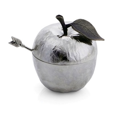 Apple Honey Pot with Spoon, by Michael Aram