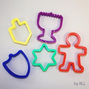 Large Chanukah Cookie Cutters