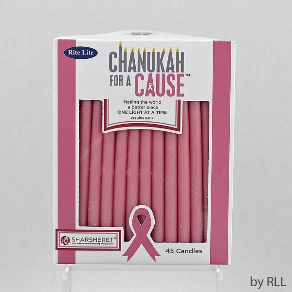 Chanukah For A Cause ~ Pink Candles for Shasheret