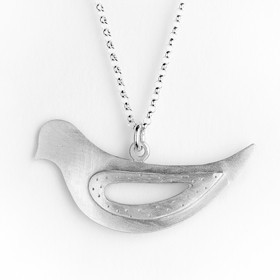 Dove Necklace-Large, by Emily Rosenfeld