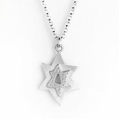 Star of David Necklace-Medium, by Emily Rosenfeld