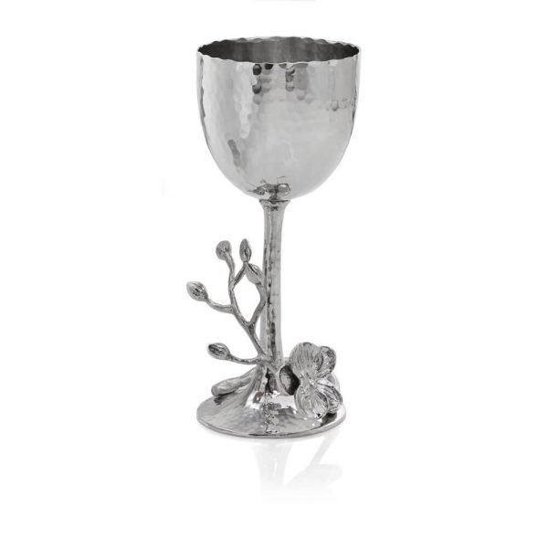 White Orchid Kiddush Cup, by Michael Aram