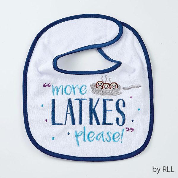 More Latkes Please~ Bib