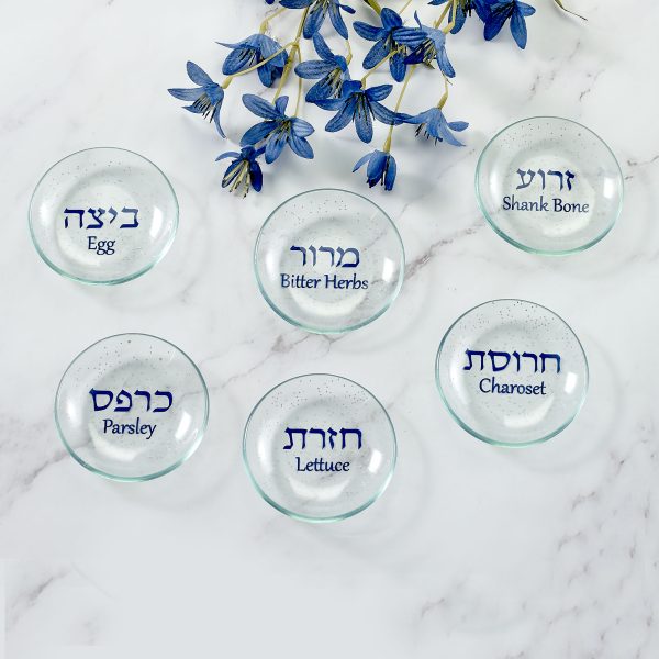 Glass Seder Plate Liners
