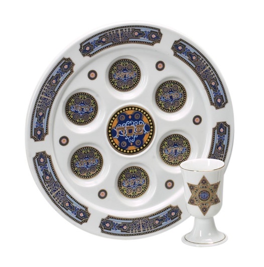 Porcelain Traditional Seder Plate