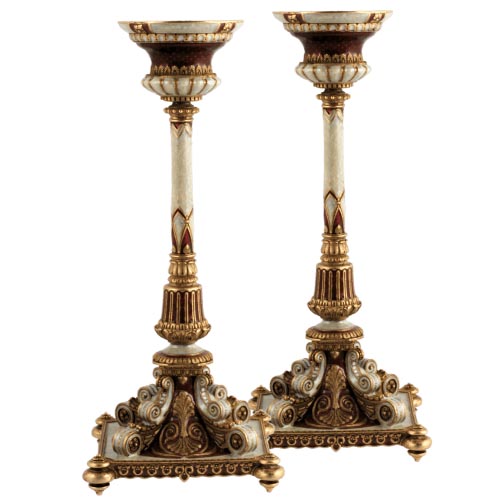 Imperial Candlesticks-Red, by Quest