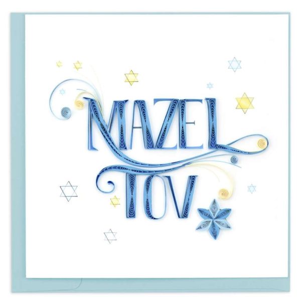 Quilled Mazel Tov Card