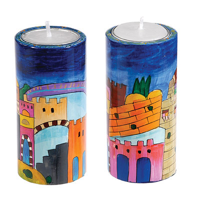 Large Jerusalem Tealights, by Yair Emanuel