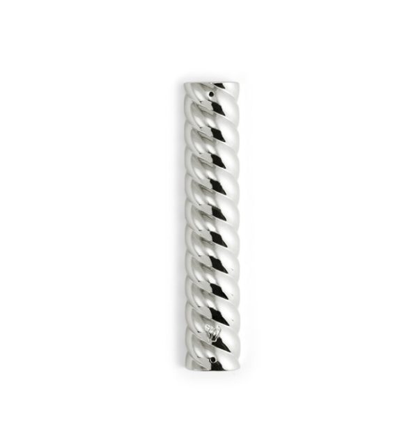 Twist Silver Mezuzah, by Michael Aram