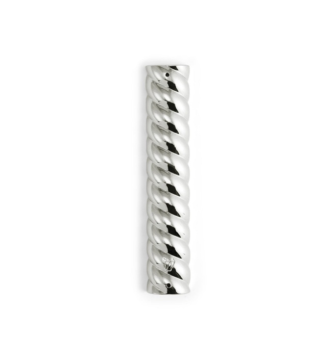 Twist Silver Mezuzah, by Michael Aram