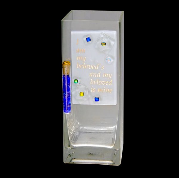 Beloved Wedding Vase with Shards Tube, by Sara Beames